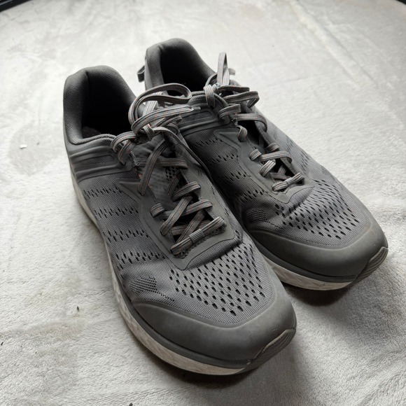 Orthofeet Other - aetrex Delta Mens Gray Mesh Athletic Running Walking Shoes Orthopedic Size 11